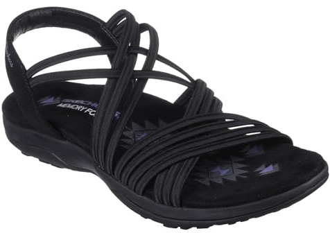 Skechers Desert Kiss Hi Sandalo Donna, Gore Nero, 38 EU