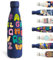 Grsta Botella Agua Acero Inoxidable, 500ml Botella Termica, Botella Agua Niños sin BPA, Botella Agua Personalizada con Letras, Cantimplora para la Escuela, Oficina, Viajar, Deportes, Azul Marino