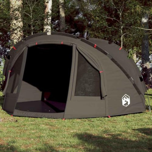 Tienda de campaña inflable, tienda de pesca para 4 personas, marrón, impermeable, para camping, playa y actividades al aire libre