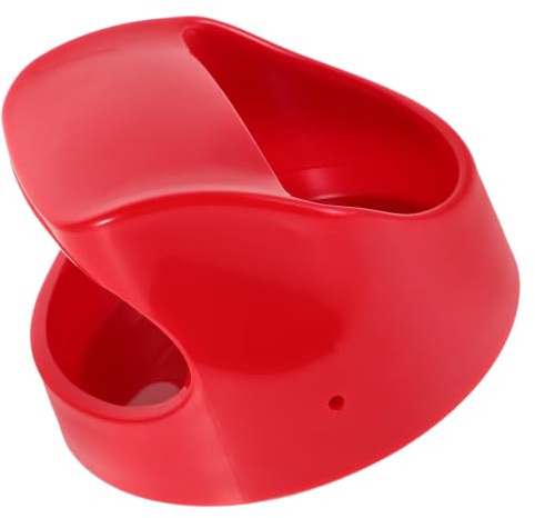VALICLUD Pousseur de Disques de Hockey à Air Rouge en Abs avec Prise Confortable pour Table de Jeu de Hockey à Air, Accessoire Solide Réduisant la Fréquence de Remplacement