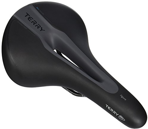 Ergon Herren Figura Fahrradsattel, Black, Standard