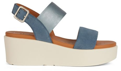 Geox Sandalo da donna D Xand 2.2s A Wedge, Avio, 37 EU