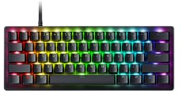 Razer Huntsman V3 Pro Mini - Analoge optische E-Sport Gaming-Tastatur im 60% Format - Snap Tap - Rapid Trigger - Schnell-Feuer Modus - Doubleshot-PBT Tastenkappen - QWERTZ DE-Layout | Schwarz