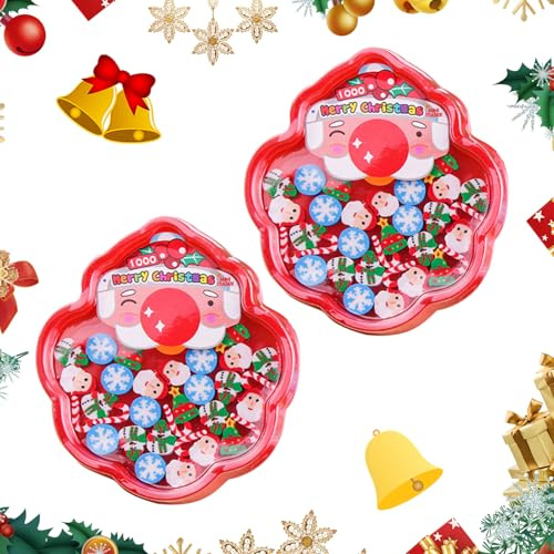 70 stycken jul suddgummin barn söt liten penna suddgummin jul mini radergummi lådor penna suddgummi för studenter jul födelsedag present