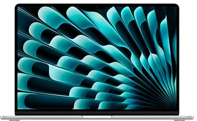 Apple Portatile MacBook Air 15'' con chip M4 (2025): progettato per Apple Intelligence, display Liquid Retina da 15,3'', 16GB di memoria unificata, 256GB di archiviazione SSD, Touch ID; Argento