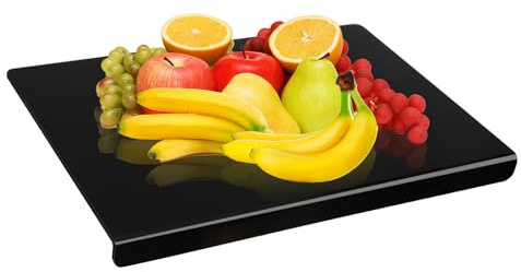 Tabla De Cortar Acrílica Para Cocina,Tabla De Cortar Grande | de Picar Negra para Restaurantes Cocina Exterior Hogar Camping