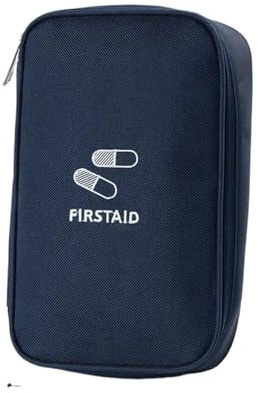 Förvaringsväska för läkemedel, mini-husapotek, bärbart reseapotek med första hjälpen-set för hem och kontor (Color6)