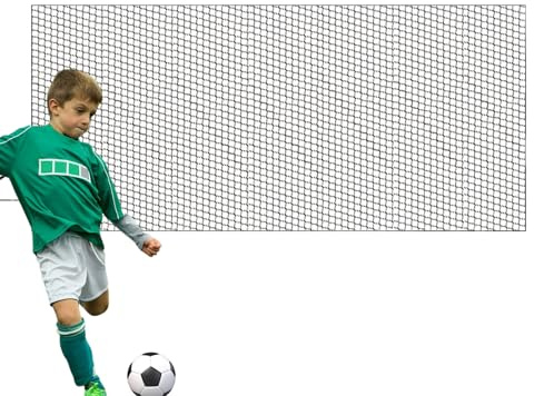 Red deportiva de tope de pelota | Barrera de práctica de nailon resistente a la intemperie | Red de golpeo de pelotas, red de práctica deportiva para fútbol, jardín, uso en baloncesto