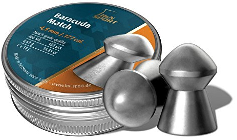 HandN Baracuda Match .177 Cal 10.65 Grains Round Nose 400ct