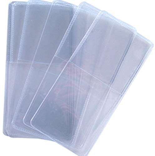 50 Pack Double Pocket 2.5 x 2.5 Unplasticized Vinyl Flips Safe for Long Term Coin Storage