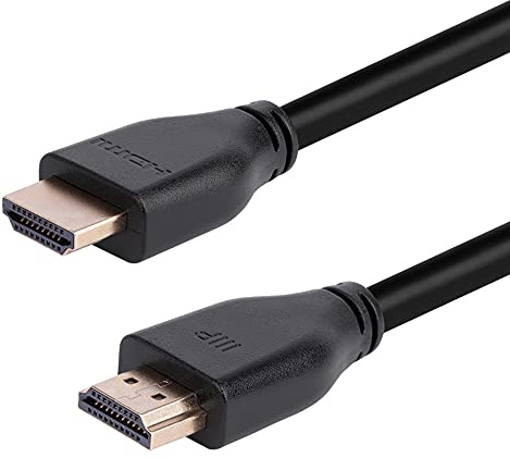Monoprice 8K Certified Ultra High Speed HDMI 2.1 Cable - 8K@60Hz, 48Gbps, CL2 In-Wall Rated, 30AWG, Dynamic HDR and Dolby Vision, Supports eARC (Enhanced Audio Return Channel) 6 Feet - Black
