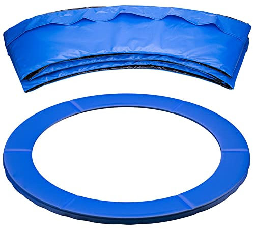 Dubbulon Trampolin Randabdeckung, Ø 183 244 305 366 396 427 cm, Federabdeckung Randschutz Sicherheitsmatte, Abdeckung Für Trampolin, Wetterfeste Trampolin-Pads, Trampolin-Rahmen-Federabdeckung