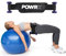 PowrX Verstellbarer Hip Thrust Gewichthebergürtel für Kurzhanteln - Bequemes und vielseitiges Fitnessstudio- für Männer und Frauen - Anfänger und Fortgeschrittene - Maximale Belastung 100 kg - Schwarz