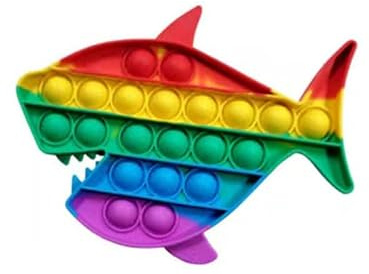 Ranzah Fidget Toy | Push Pop stressleksak | Sensorisk bubbelsvamp leksak för barn och vuxna | Pescecane-leksaker!