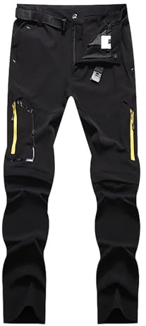 Generisch Herren Winter Snowboardhose - Schwarz, 5XL - Atmungsaktiv, Wasserdicht, Warm, Gefüttert - Ideal für Männer, Outdoor-Enthusiasten, Sportler