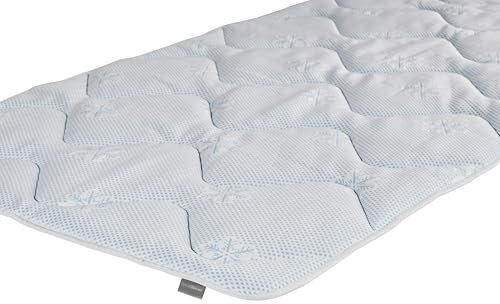 Traumnacht Cool Comfort Matratzenauflage für Sommer und Winter mit gemütlichem Doppeltuchbezug, 90x200, Öko-Tex Zertifiziert, produziert nach deutschem Qualitätsstandard