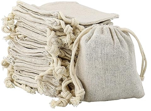 REBECASKYENS 20 bolsas pequeñas de yute con cordón, bolsas de joyería, bolsas de regalo, pequeñas bolsas de yute para bodas, artículos del hogar, manualidades, regalos para invitados (8 x 10 cm/3,15 x