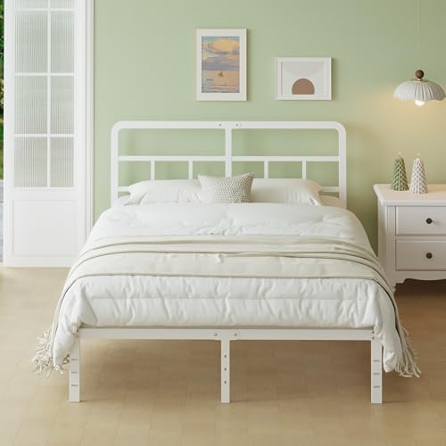 Lutown-Teen Doppelbett 140 x 200 cm mit Kopfteil, 36cm Hoch Bettgestell