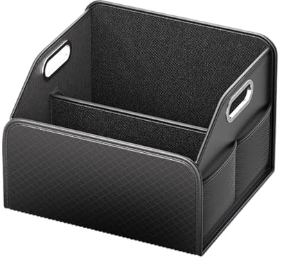 Conception d'entretien pratique : grâce à sa structure facile d'entretien et à son textile résistant aux taches, l'organiseur de coffre pour SUV offre des possibilités de nettoyage rapides pour garder