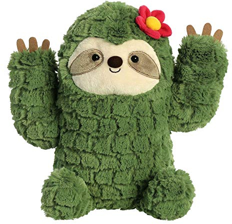 Aurora Cactus Kingdom 9 Cactus Sloth Whimsical Stuffed Animal