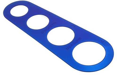 Homoyoyo Regla De Pasta De Acero Inoxidable Medidor De Espaguetis De Herramienta De Cocina Para Medición Precisa De Porciones De Pasta y Fideos