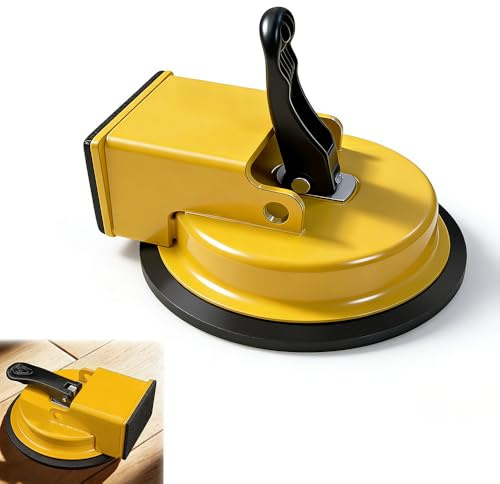 Reparationsverktyg för laminatgolv, SGZIOO golvluckfixeringsverktyg för laminatgolv, ergonomisk golvsprickor gripare med sugkopp, sugverktyg, stäng fogar för kakel, hotell, badrum