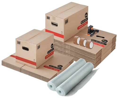 Pack and Move - Premium T3/T4 flyttkit + svart markör och 3 självhäftande klistermärken gratis