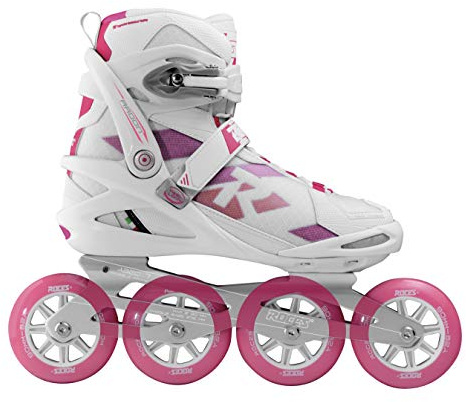 Roces Radon Women TIF, Pattino Inline Donna, White-Magenta, 36
