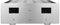 Vincent SP-332 Stereo Hybrid-Endstufe, High End HiFi Endverstärker mit beleuchteten VU-Metern, Anschlüsse für 2 Lautsprecher-Paare, Silber