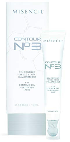 CONTOUR N°3 par Misencil - Gel Contour Yeux à l'Acide Hyaluronique et extraits d'algues - Fabriqué en France - Tube applicateur frais 10ml