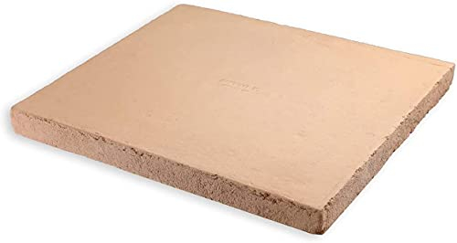 Megashopitalia Biscotto di Casapulla Pietra Refrattaria per Pizza Forno Fornace Sorbo Made in Italy (L40xP40xH3,2cm)