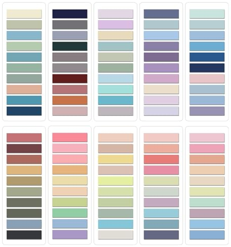 JIANTA 2000 Stück Haftnotizen Tabs, 10 Stile Index Sticker Tabs, Transparente Haftnotizen Pastell Sticky Tabs Aesthetic Index Tabs, Page Marker Sticky Notes für Seitenmarkierung
