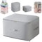lisetar Compression storage bags, Ultra Space Saving Self Compression Organizer，2024 New Ultra Space Saving Storage Tote for down Jacket for duvet (Grey,54 * 42 * 60cm)