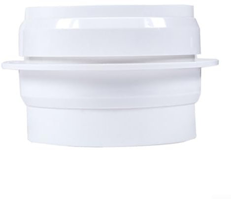 Clapet anti-retour pour ventilation de salle de bain, matériau ABS, empêche le refoulement, design unidirectionnel, options de taille 80 mm 150 mm (80 mm)