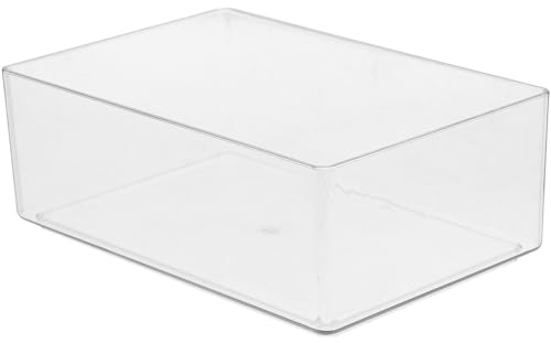 DECOMELODY Boîte Bain de Sable Transparent pour Hamster et Chinchilla Petit Accessoire Résistant à Usure Bac Multi-Usage pour Toilette et Bain de Sable Observation Facile des Petits Animaux
