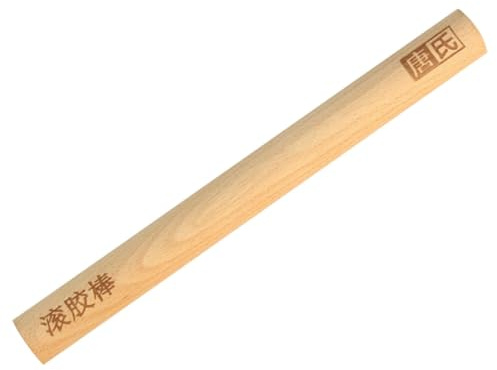 MotiveTech Rodillo para Goma de Paleta de Tenis de Mesa Barra para Pegar Goma Herramienta de Presión Duradera Portátil Ligera Superficie Lisa Adecuado para, de Madera