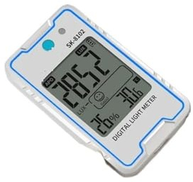 Luxómetro Portátil, Mini iluminómetro Digital SK8102 luxómetro Digital profesional 999900Lux 92890FC medidor de Lux de luz estroboscópica(SK-8101)
