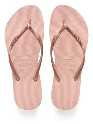 Havaianas Women's Slim Flip Flop, Ballet Rose, 3/4 UK