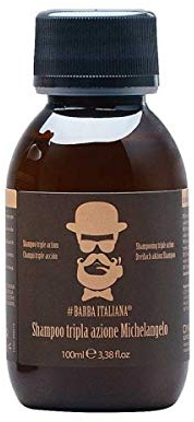 BARBA ITALIANA Champú triple caspa – Caída – MICHELANGELO grasa 100 ml