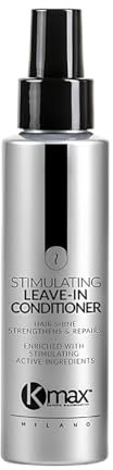 Kmax Stimulating Leave-In Conditioner - Balsamo Senza Risciacquo, Azione Anticaduta Capelli Donna e Uomo, Balsamo Ristrutturante per Capelli Secchi - Formato da 100 ml