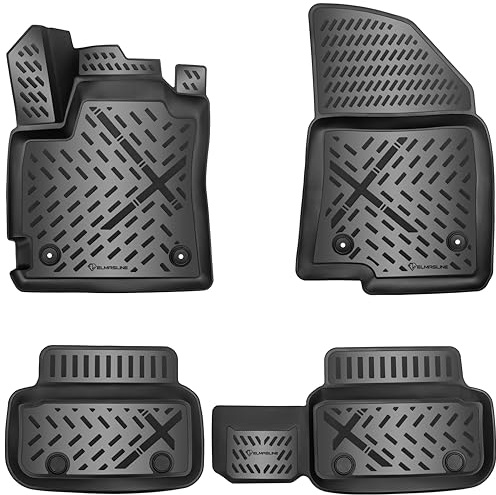 ELMASLINE 3D Gummimatten für Dacia Jogger 2022-2025 | Fußmatten mit hohen Rand - Zubehör