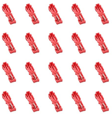 20 Pièces Connecteur Fil Robot Tondeuse,Cable à Connecteurs Borne Raccord Force Borner de Bornes Cosses,Sertir Tondeuse Câble Rapides Accessoire,pour Gardena Tondeuses Husqvarna Bosch Gazon Automower