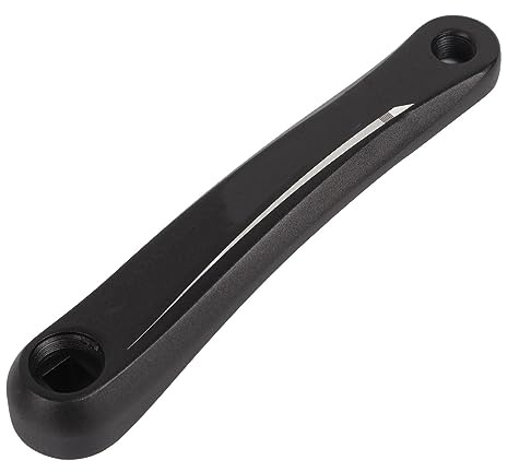 Brazo de manivela de bicicleta LeBycle de 170mm, brazo de manivela de cadena única izquierda de aleación de aluminio para bicicleta de montaña (Manivela de agujero cuadrado)