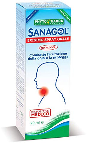 Sanagol Erisimo Spray Orale Senza Alcool 20 ml°