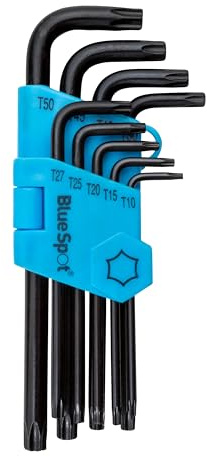 BlueSpot-verktyg 15305 9PCE Torx-nyckelset med lång arm (T10-T50)
