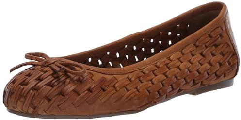 Lucky Brand Women's Mogeni Woven Ballet Flat, Tan, 6.5 UK