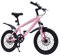 Froulaland Kinderfahrrad 18 Zoll Kinder Mädchen Jungen Fahrrad 18 Rad Mountainbike 1 Speed Seniorenrad mit Kinder mit Bremsen und Kettenschutz (Pink)
