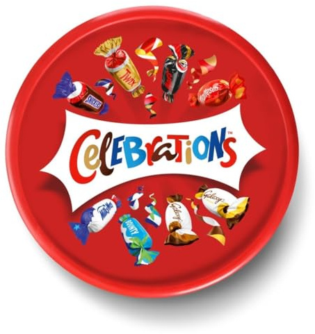 Celebrations Milk Chocolate & Biscuit Bars Sharing Tub 500g
