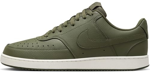 Nike Herrenschuh Nike Court Vision Low Next Nature Herrenschuh, Cargo Khaki/Cargo Khaki-Sail, DH2987-300, 45.5 EU (11.5 US)