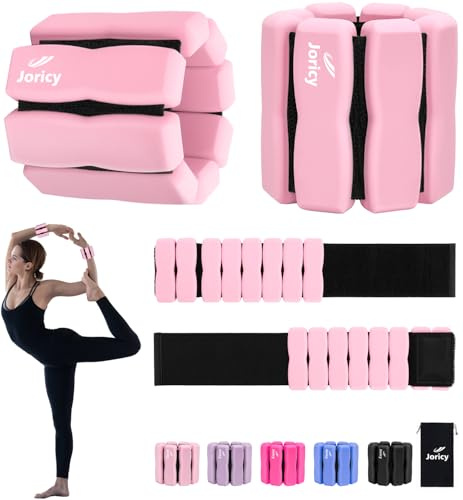 Pesas para Tobillos y Muñecas Ajustables 1,5 kg 1 Par Pesas para Tobillos Pesas Tobillos de Pesas Ajustable En El Tobillo para Ejercicio Caminar Correr Yoga Pilates /0,75kg Por Tobillo, Rosa